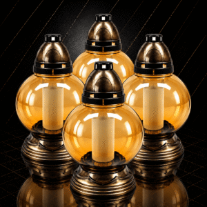 Zestaw zniczy Aurelis Lumina Ball – 4szt. + wkłady gratis