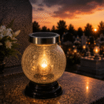 znicz solarny crystal ball kula szroniona led
