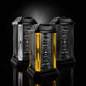 znicze deluxe elegance z dedykacją personalizowane